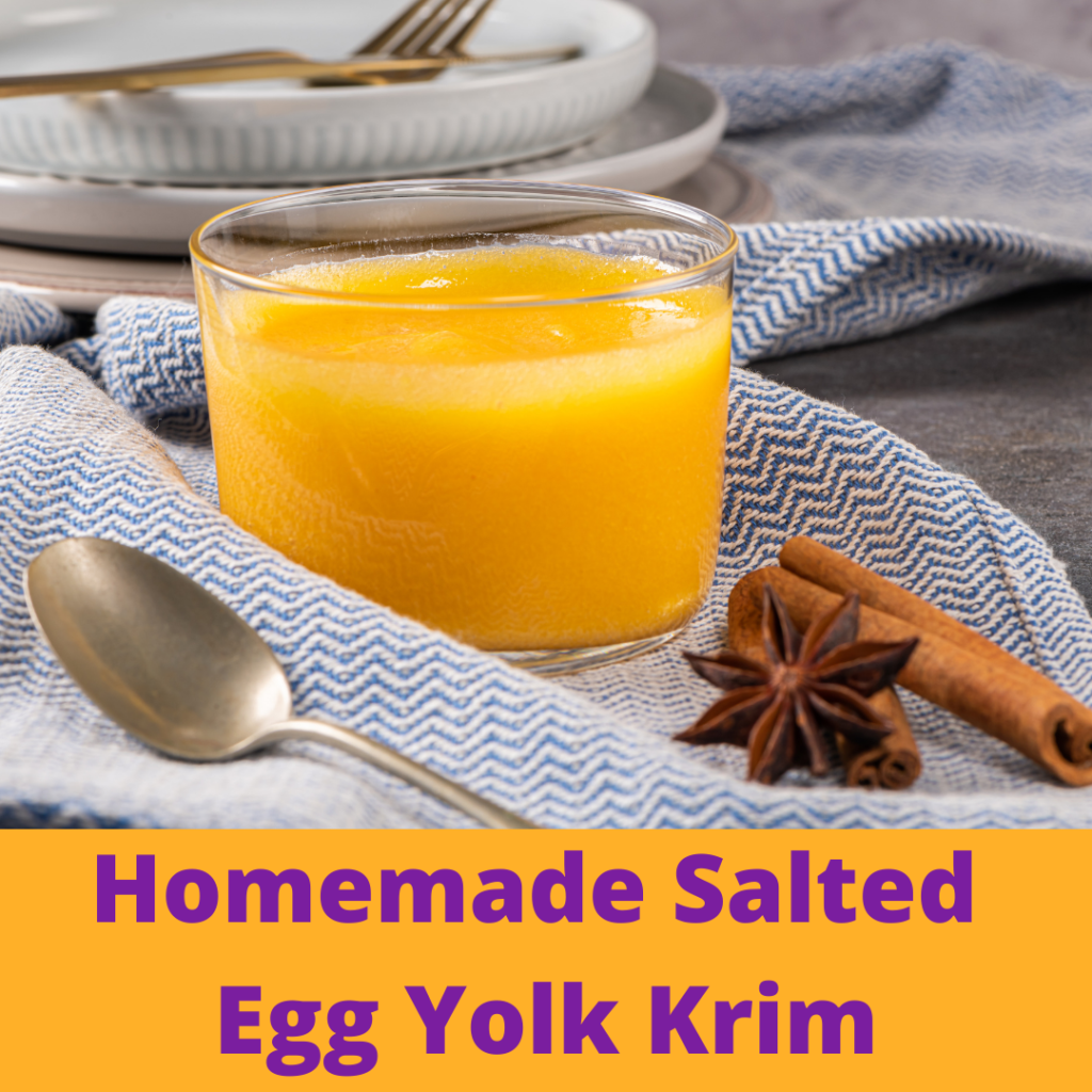 Homemade Salted Egg Yolk Krim (Video)