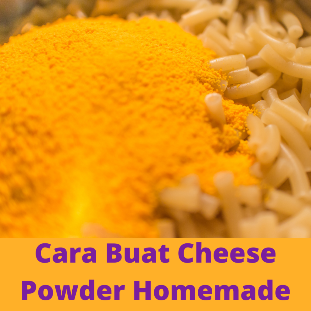 Cara Buat Cheese Powder Homemade Mudah (Video)